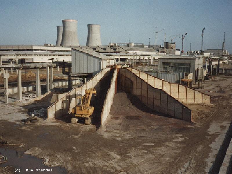 DDR Kernkraftwerk Stendal, Bilder Anfang der 90er Jahre,  