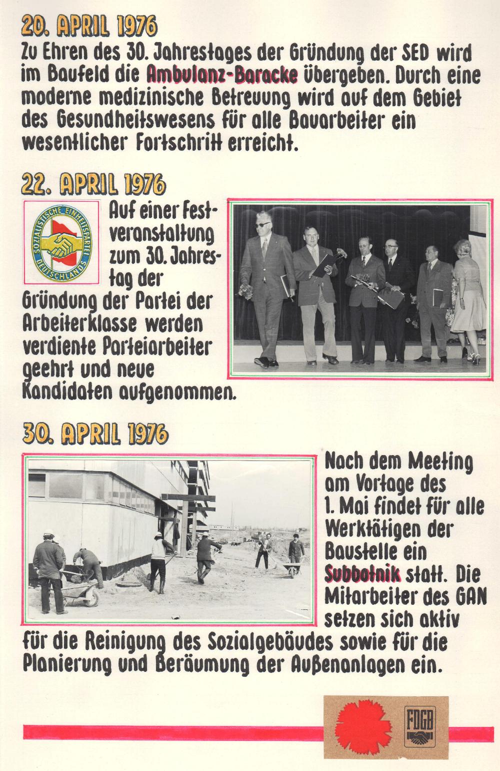  Baustellenchronik, Seite 45 