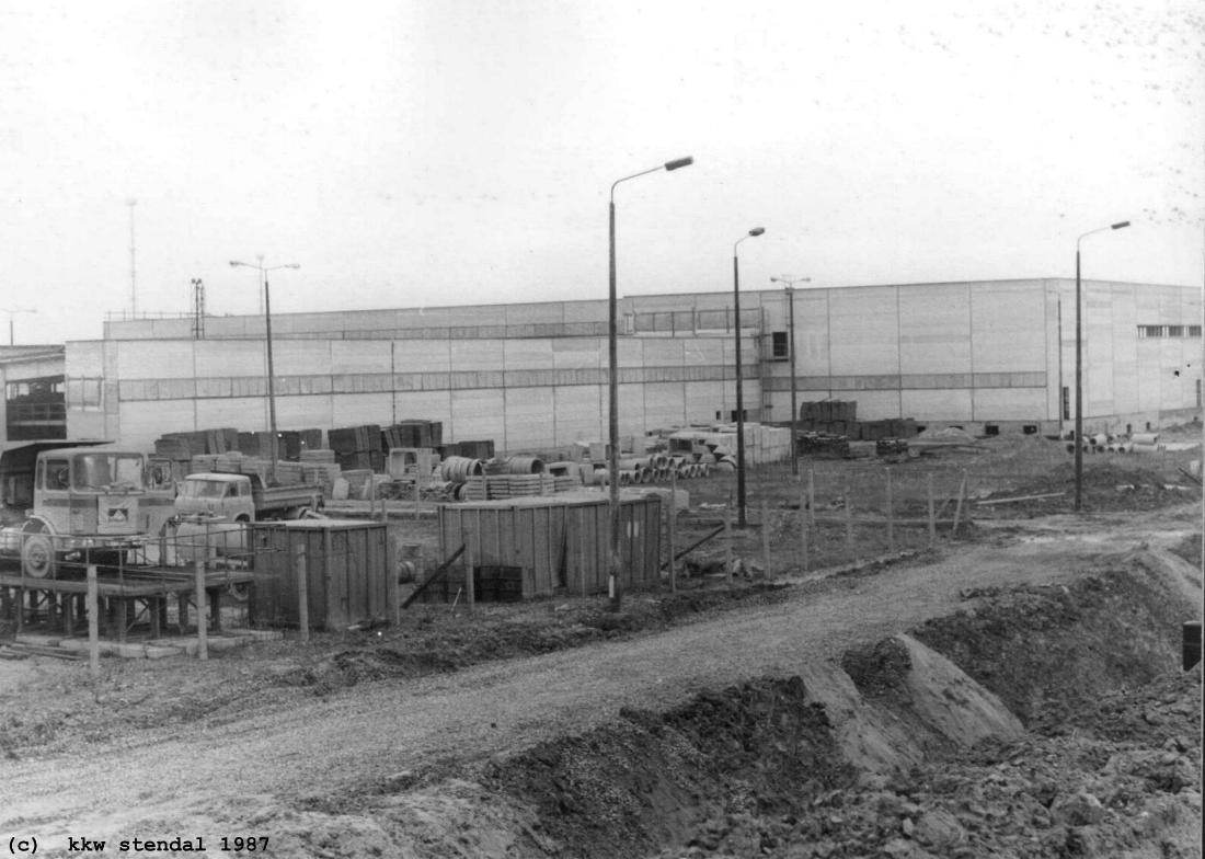  AKW/KKW Stendal 1987, Blick auf ... 