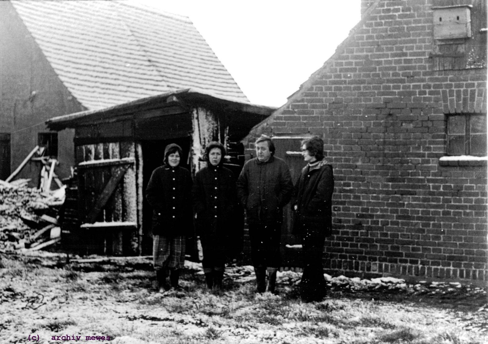 DDR KKW Stendal, Baustelle 1974, Aufbaustab in Niedergrne 