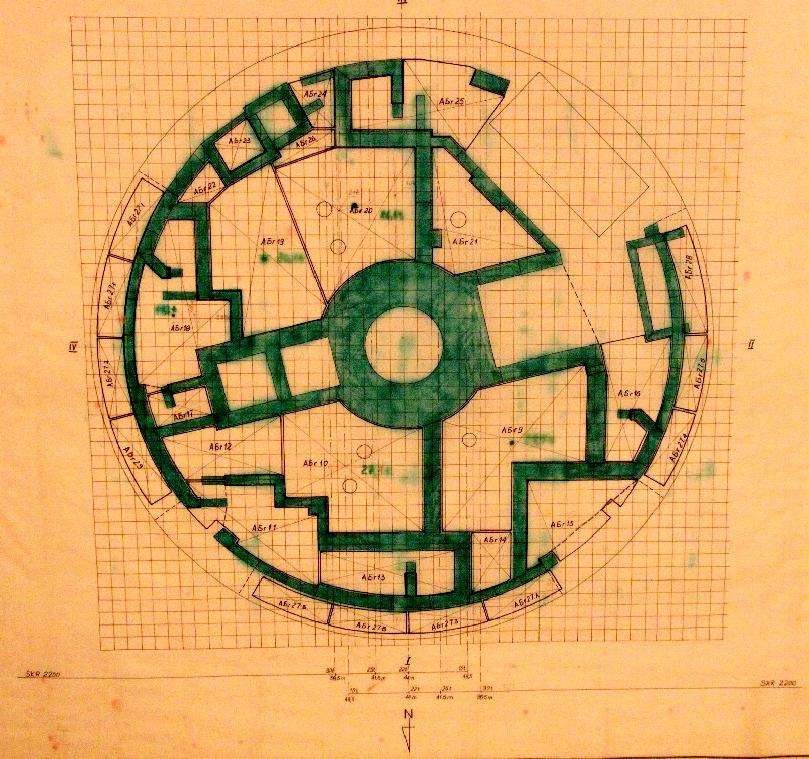 DDR Kernkraftwerk Stendal, Reaktorschacht, Detail 13.20 m